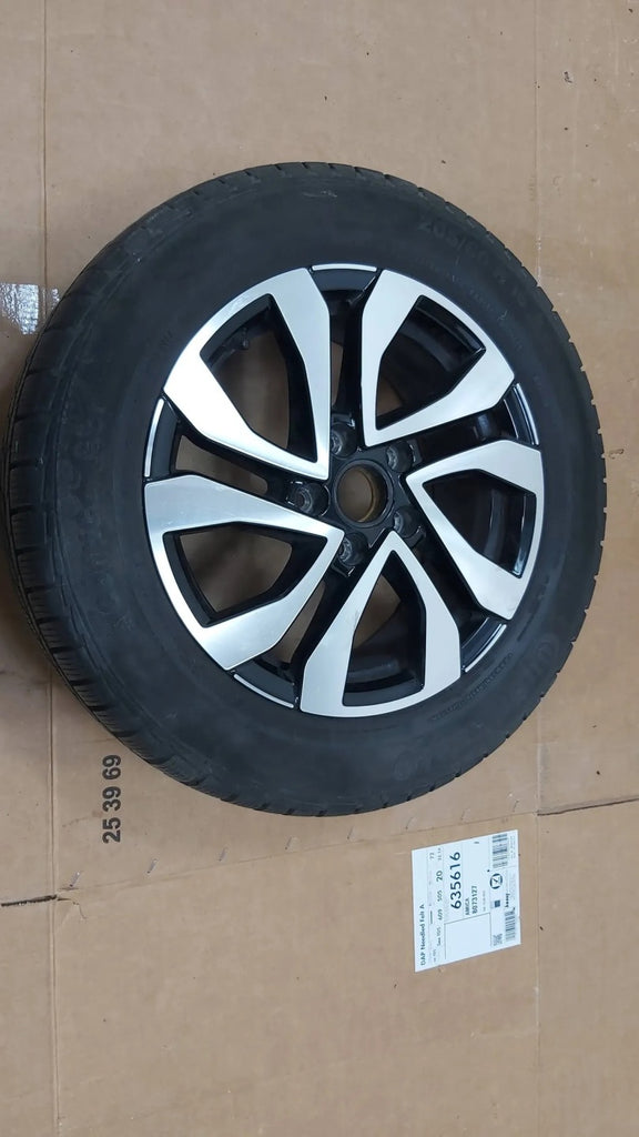 1x Alufelge 16 Zoll 6.5" 5x112 48ET Glanz Schwarz 5TA601025 VW Touran Rim Wheel FEL7764780175ei