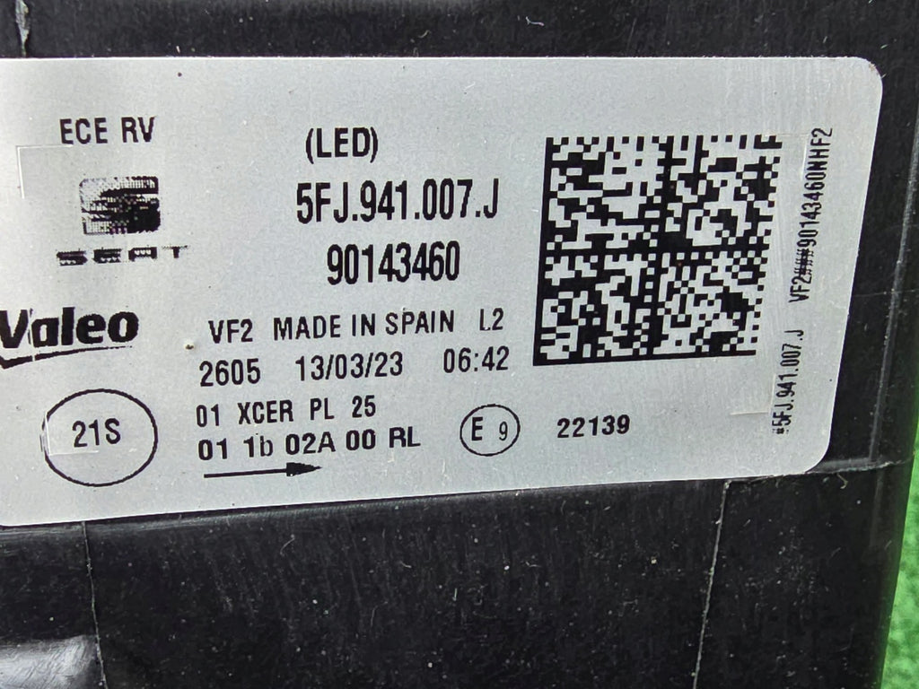 Frontscheinwerfer Seat Tarraco 5FJ941007J Full LED Links Scheinwerfer Headlight