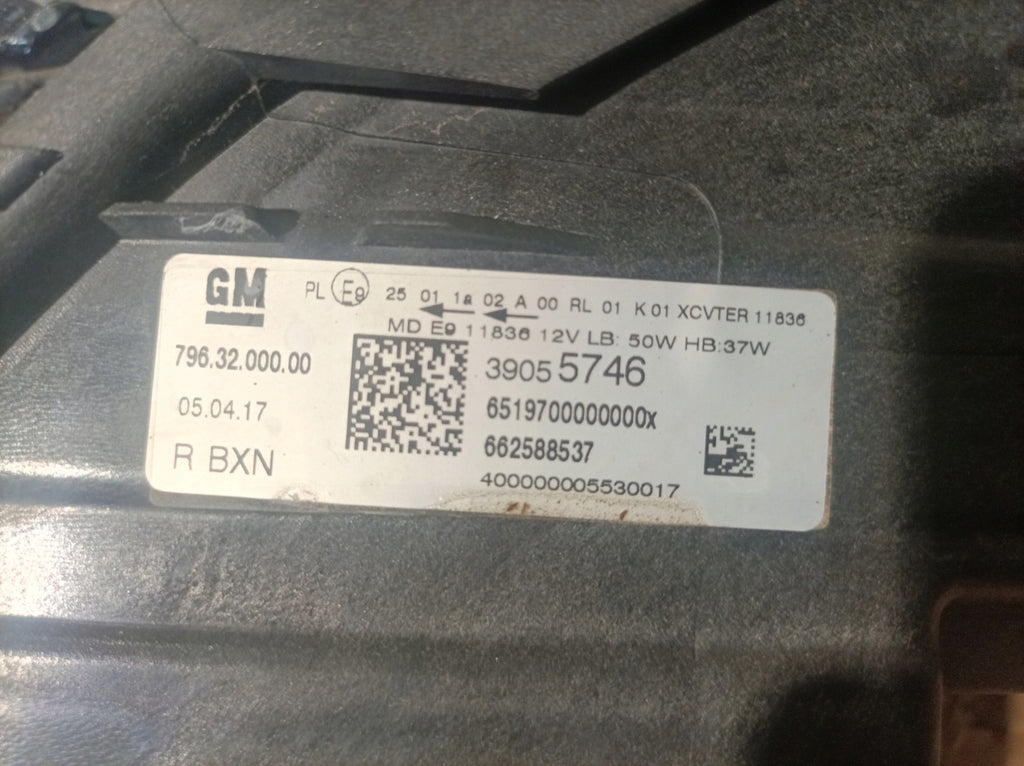 Frontscheinwerfer Opel Astra K 39055746 LED Rechts Scheinwerfer Headlight SCH7714521289mh