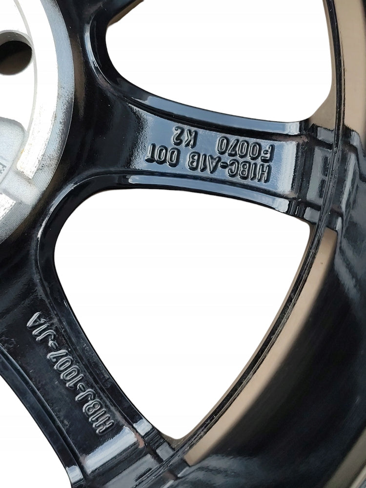 1x Alufelge 15 Zoll 6.0" 4x108 45ET Glanz Schwarz H1BJ-1007-J1A Ford Fiesta