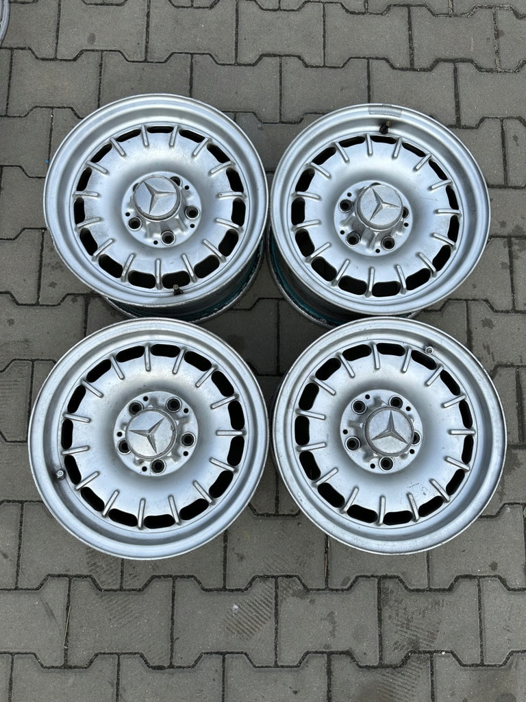 4x Alufelge 14 Zoll 6.5" 5x112 30ET Glanz Silber 1264002102 Mercedes-Benz FEL1552391375tu