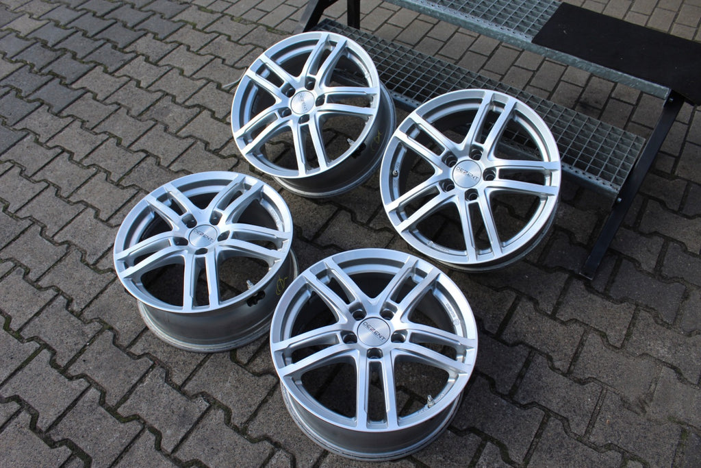 4x Alufelge 17 Zoll 7.0" 5x112 44 5ET Glanz Silber KBA-51743-KBA Audi I FEL2270256738uv