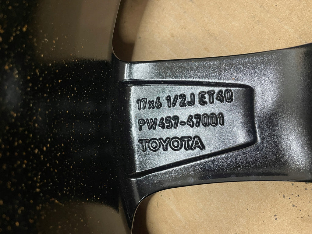 1x Alufelge 17 Zoll 6.5" 5x100 PW457-47001 Toyota Auris Rim Wheel