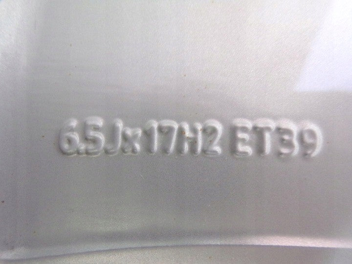 4x Alufelge 17 Zoll 6.5" 5x112 39ET Glanz Silber 3C8601025 VW Passat Rim Wheel FEL7381966616mx