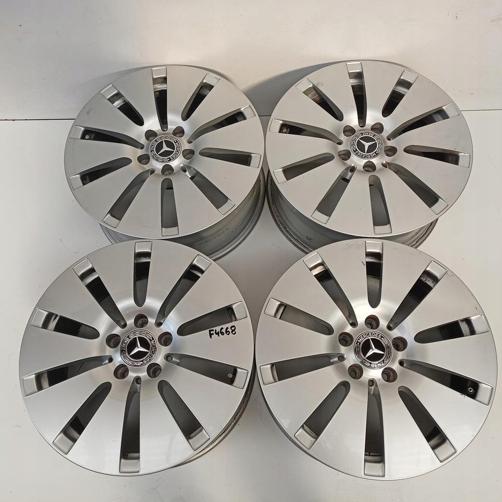 4x Alufelge 17 Zoll 7.5" 5x112 36ET Glanz Silber A2534010500 Mercedes-Benz Glc FEL7120441564vl