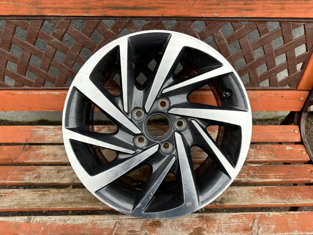 1x Alufelge 16 Zoll 6.5" 5x112 48ET 5TA601025K, 5TA601025L Mg Rim Wheel