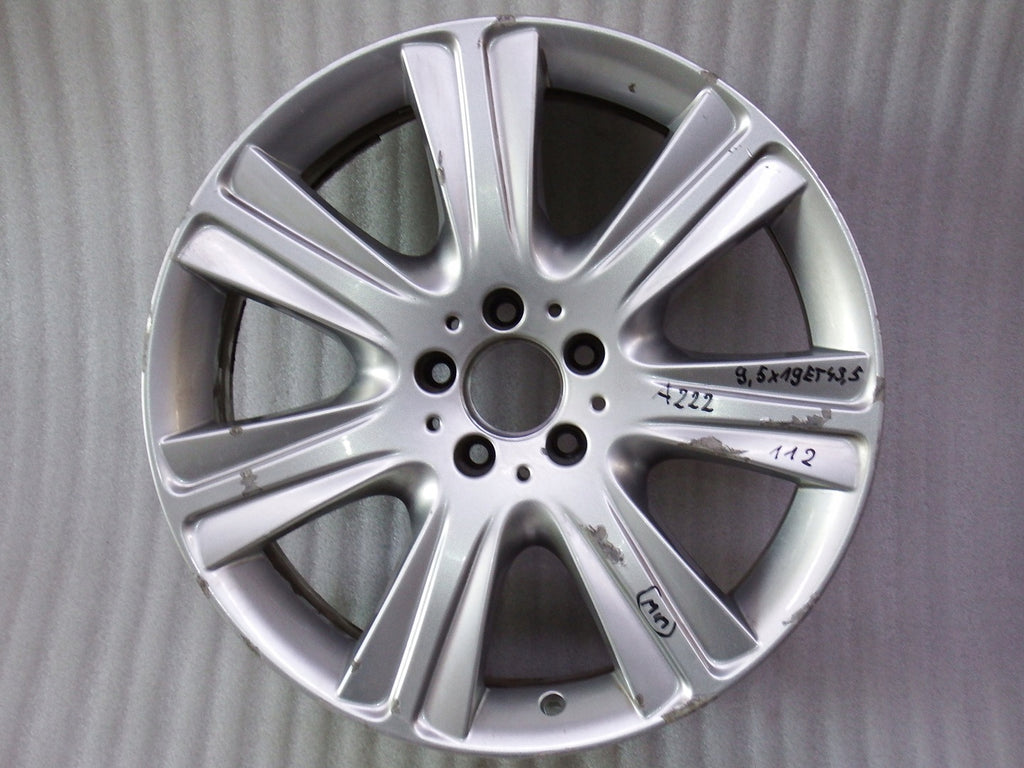 1x Alufelge 19 Zoll 9.5" 5x112 A2224012102 Mercedes-Benz Rim Wheel