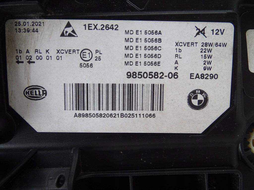 Frontscheinwerfer BMW 5 G30 9850582-06 LED Rechts Scheinwerfer Headlight SCH3526864352uj