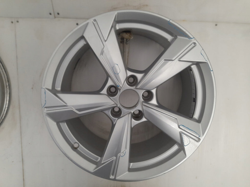 1x Alufelge 18 Zoll 8.0" 5x112 39ET Glanz Silber 4K0601025D Audi Rim Wheel FEL4542124819ds