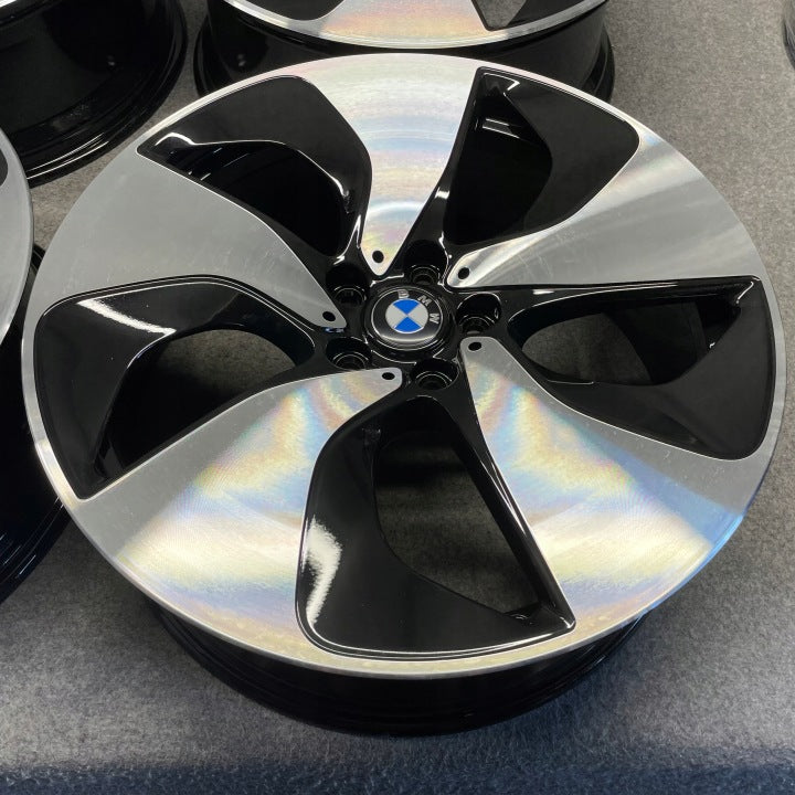 4x Alufelge 20 Zoll 7.5" 5x112 40ET Matt Schwarz 6857575 BMW I8 I12 Rim Wheel FEL6261241329xy