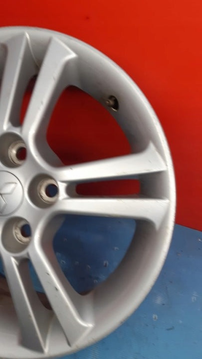 1x Alufelge 16 Zoll 6.0" 5x114.3 46ET Glanz Grau Mitsubishi Lancer I Rim Wheel FEL7010625055sw