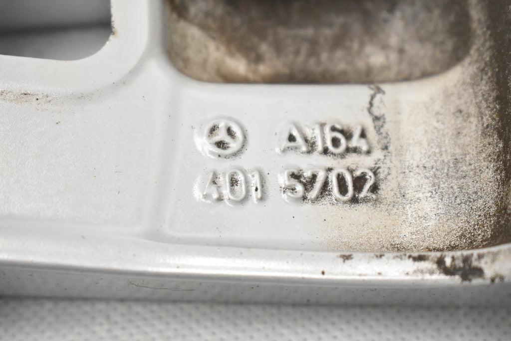 4x Alufelge 18 Zoll 8.0" 5x112 60ET Glanz Silber A1644015702 Mercedes-Benz W164