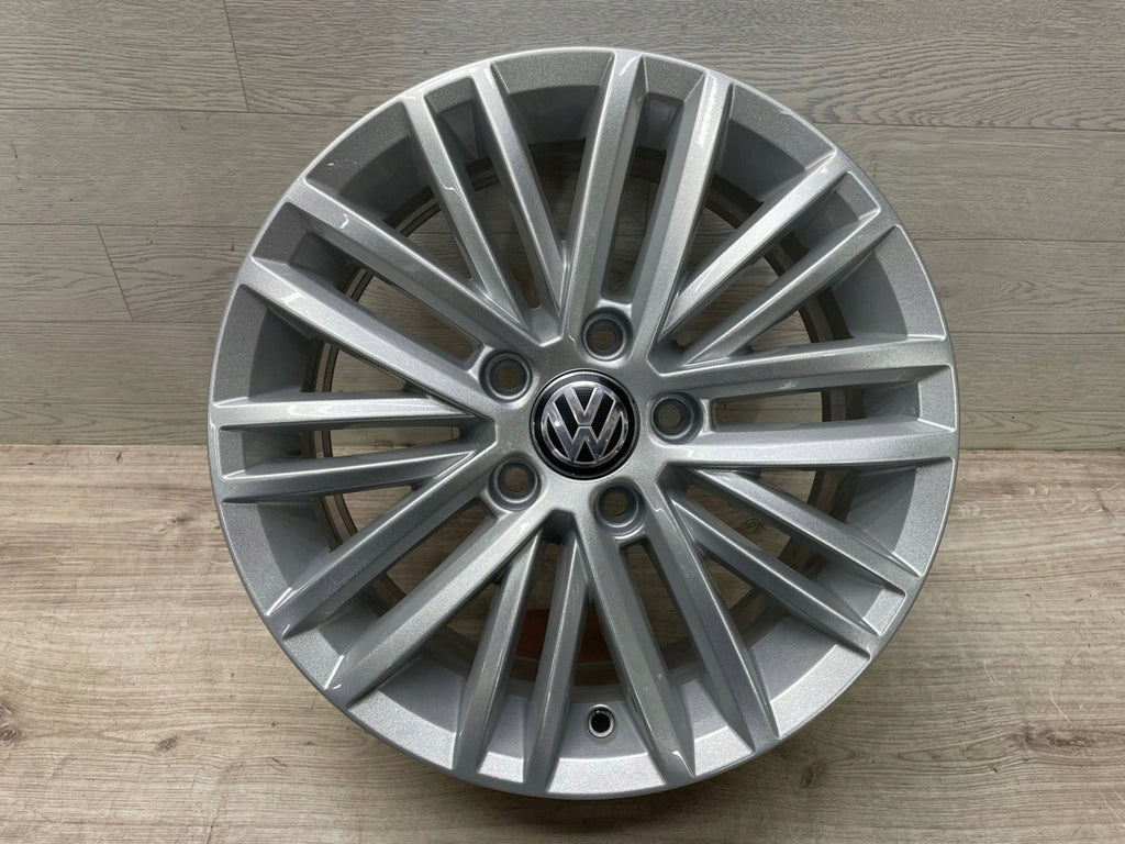 4x Alufelge 16 Zoll 6.5" 5x112 46ET Glanz Silber 5G0601025AT VW Golf VII I FEL5985888095xv