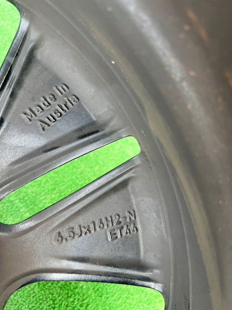 1x Alufelge 16 Zoll 6.5" 5x112 44ET Glanz Schwarz A1774010000 Mercedes-Benz FEL4121507130wd