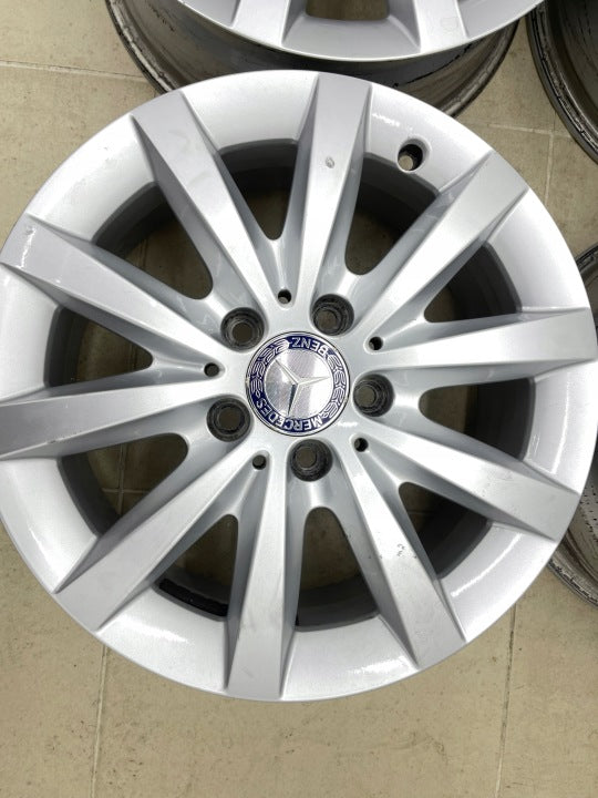 4x Alufelge 16 Zoll 6.5" 5x112 A2464010202 Mercedes-Benz W246 Rim Wheel FEL8069250957yj