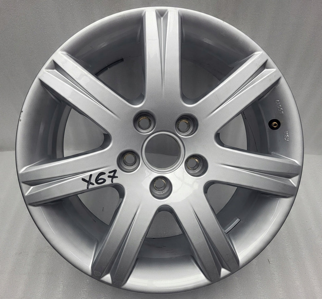 1x Alufelge 16 Zoll 7.0" 5x112 42ET Glanz Silber 4F0071496 MAD-AR81 Audi A6