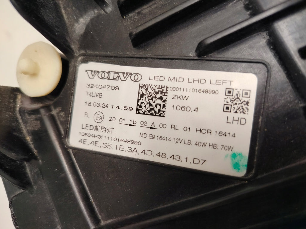 Frontscheinwerfer Volvo Xc60 II 32404709 LED Links Scheinwerfer Headlight SCH1987950412va