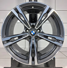 Load image into Gallery viewer, 1x Alufelge 19 Zoll 9.5" 5x112 26ET Glanz Grau 7857075 BMW F90 F91 F92 Rim Wheel FEL8489636097re