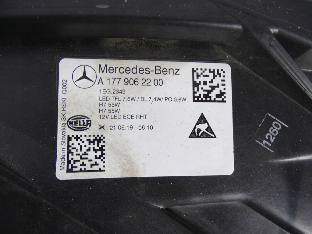 Frontscheinwerfer Mercedes-Benz W177 A1779062200 Rechts Scheinwerfer Headlight SCH7111778044dq