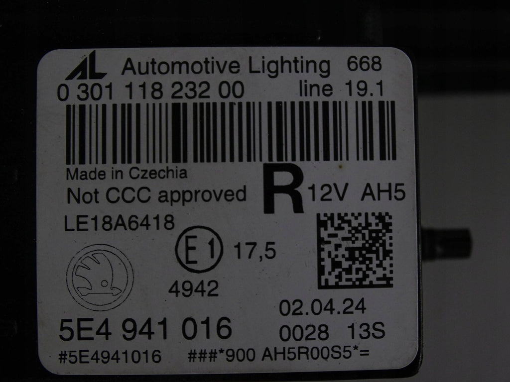 Frontscheinwerfer Skoda Octavia IV 5E4941016 Full LED Rechts Headlight SCH1712027713gn