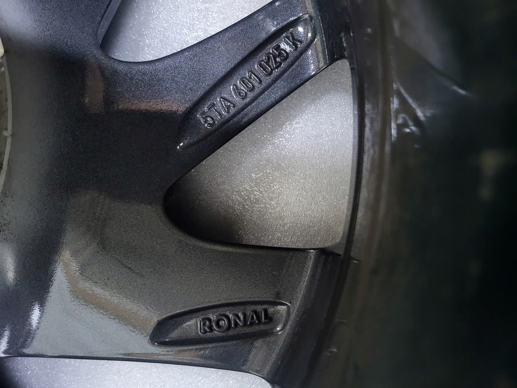 1x Alufelge 16 Zoll 6.5" 5x112 48ET Glanz Graphit 5TA601025K Mg Touran Rim Wheel FEL9174873723ee