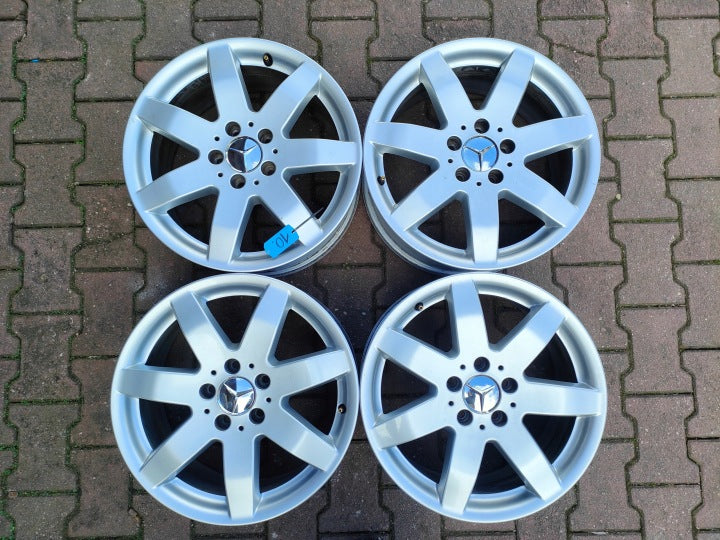 4x Alufelge 17 Zoll 7.5" 5x112 56ET Matt Silber A1644014502 Mercedes-Benz W164 FEL7811370089er