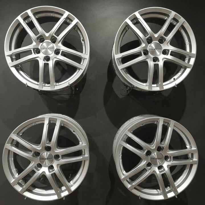 4x Alufelge 17 Zoll 7.0" 5x112 44 5ET Glanz Silber KBA51743 Mercedes-Benz W206 FEL2583515735wc