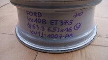 Load image into Gallery viewer, 1x Alufelge 16 Zoll 6.5" 4x108 37 5ET Glanz Graphit KN1J-1007-AA Ford Rim Wheel FEL1653646133lo