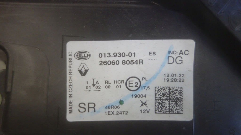 Frontscheinwerfer Renault Captur 260608054R LED Links Scheinwerfer Headlight SCH2456755328ua