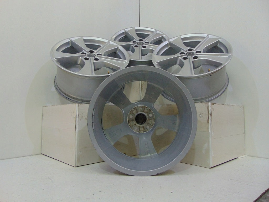 4x Alufelge 19 Zoll 8.5" 5x112 28ET Glanz Silber 4M0601025L Audi Q7 Rim Wheel FEL9924333320cb