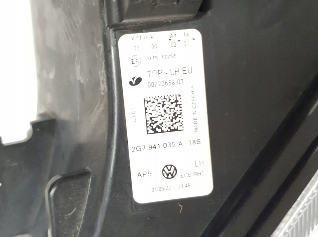 Frontscheinwerfer VW Taigo 2G7941035A Full LED Links Scheinwerfer Headlight