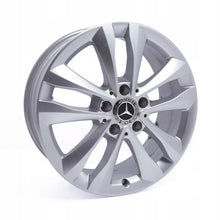 Laden Sie das Bild in den Galerie-Viewer, 4x Alufelge 17 Zoll 7.0" 5x112 48 5ET Glanz Silber Mercedes-Benz Viano Rim Wheel FEL8868404463iu