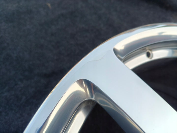 1x Alufelge 21 Zoll 8.5" 5x120 25ET Glanz Silber 6859831 Rim Wheel FEL4646558658us