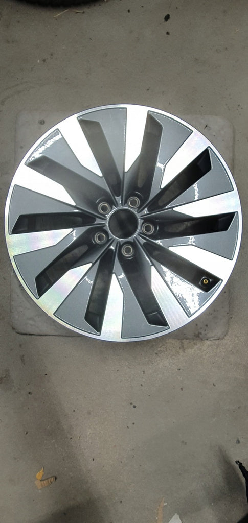 1x Alufelge 18 Zoll 8.0" 5x112 39ET Glanz Grau 4K0601025B Audi A6 Allroad A4 Mg FEL3531147581ze