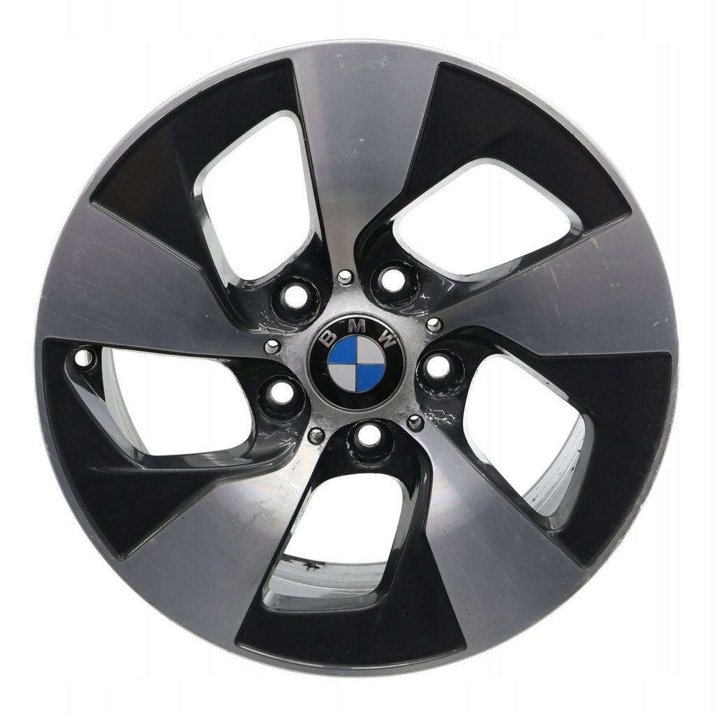 1x Alufelge 16 Zoll 7.0" 5x120 31ET Glanz Grau 6870611 BMW F30 F31 Mg Rim Wheel FEL9295878798zz