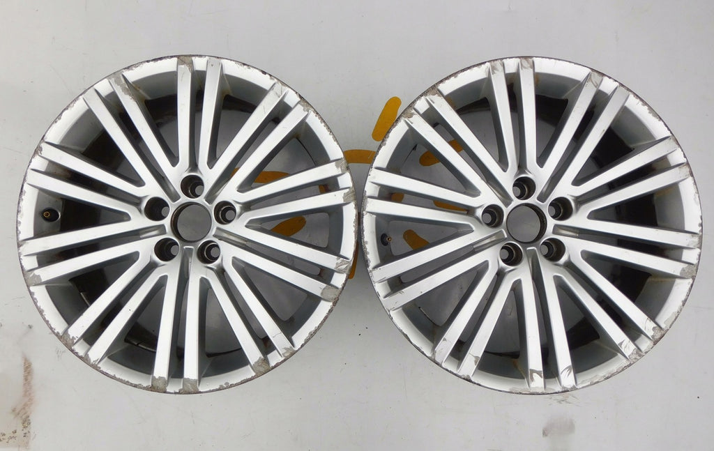 1x Alufelge 17 Zoll 7.0" 5x100 46ET Glanz Silber 6R0601025 VW Polo Rim Wheel