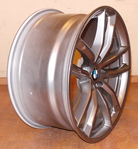 1x Alufelge 18 Zoll 9.0" 5x112 44ET Glanz Grau 8093406 BMW 5 G30 Mg Rim Wheel FEL2601126846ly