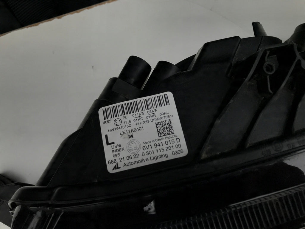 Frontscheinwerfer Skoda Fabia III 6V1941015D LED Links Scheinwerfer Headlight