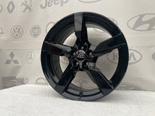 Laden Sie das Bild in den Galerie-Viewer, 4x Alufelge 17 Zoll 7.5" 5x100 Glanz Schwarz 82A601025P Audi Rim Wheel FEL4730840552av