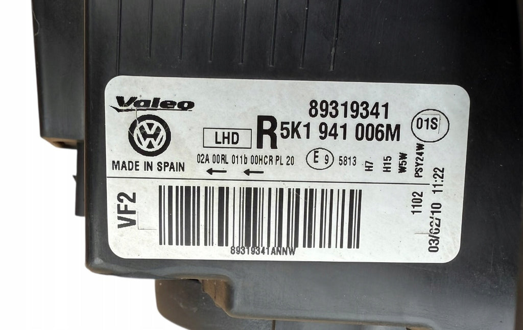 Frontscheinwerfer VW Golf 89319341 89319331 Ein Stück (Rechts oder Links) SCH8457268109al