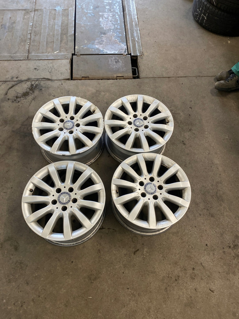 4x Alufelge 16 Zoll 7.5" 5x112 42ET Glanz Silber A2114015702 Mercedes-Benz W211 FEL7925850317nw