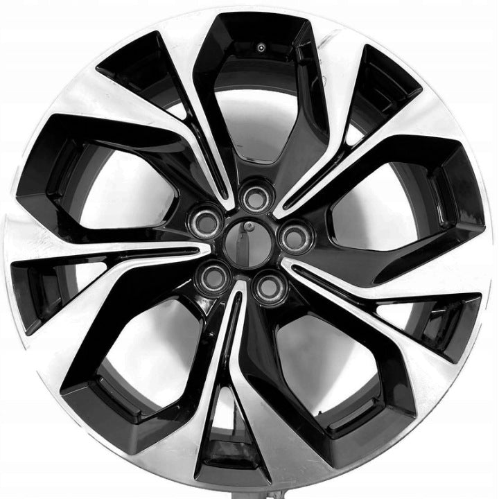 1x Alufelge 19 Zoll 7.0" 5x114.3 47 5ET Glanz Schwarz PJ8J1007AA Ford Rim Wheel FEL9769967267ng