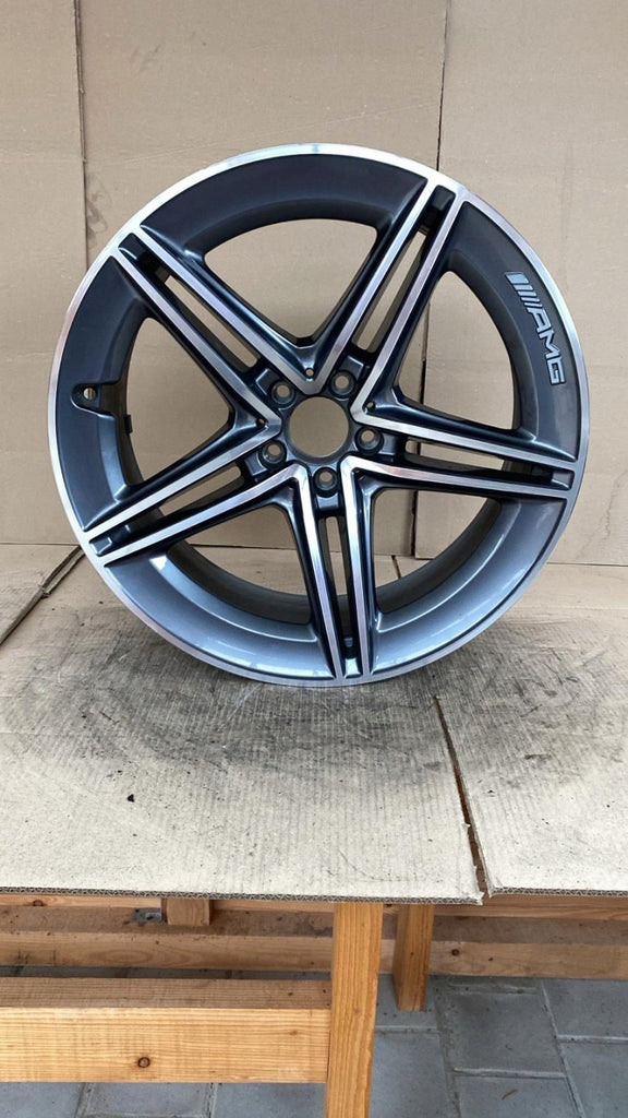 1x Alufelge 20 Zoll 9.5" 5x112 Schwarz A2904011800 Mercedes-Benz Amg Gt FEL3386417942ef