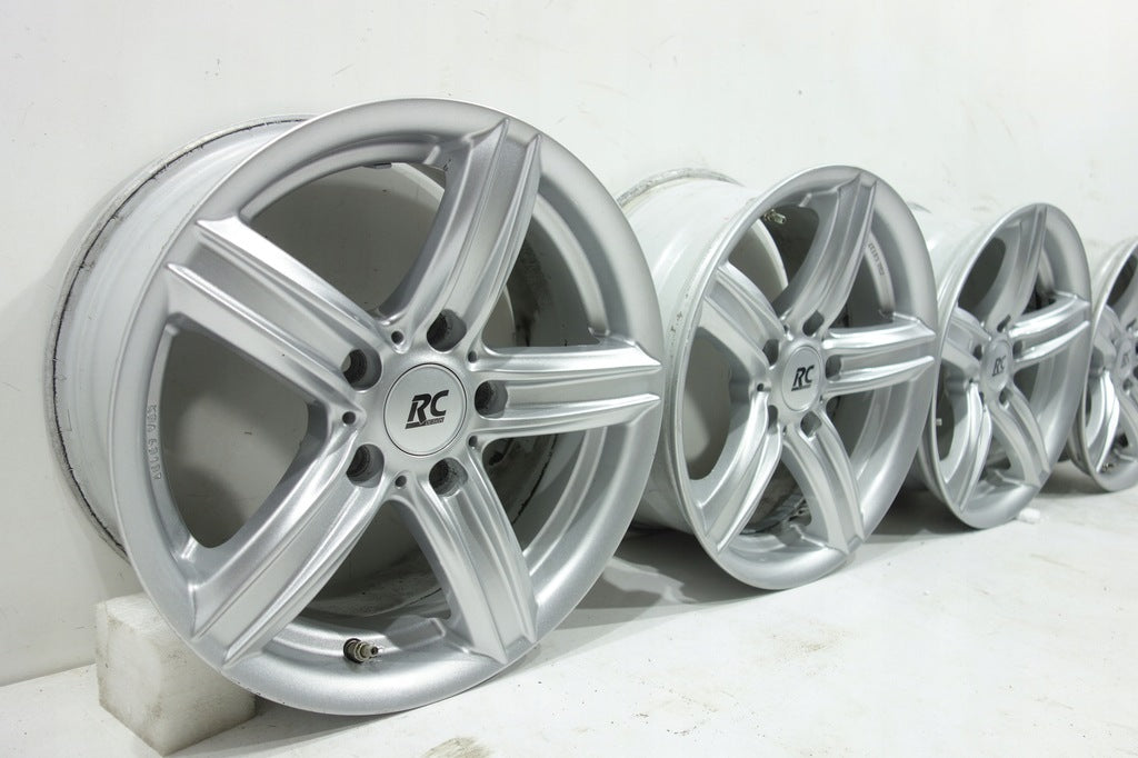 4x Alufelge 16 Zoll 7.5" 5x120 34ET Glanz Silber RC21-706 BMW Rim Wheel FEL9087822833dh