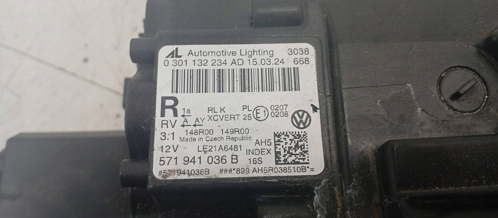Frontscheinwerfer VW Tiguan 0301132234AD 571941036B Full LED Rechts Headlight