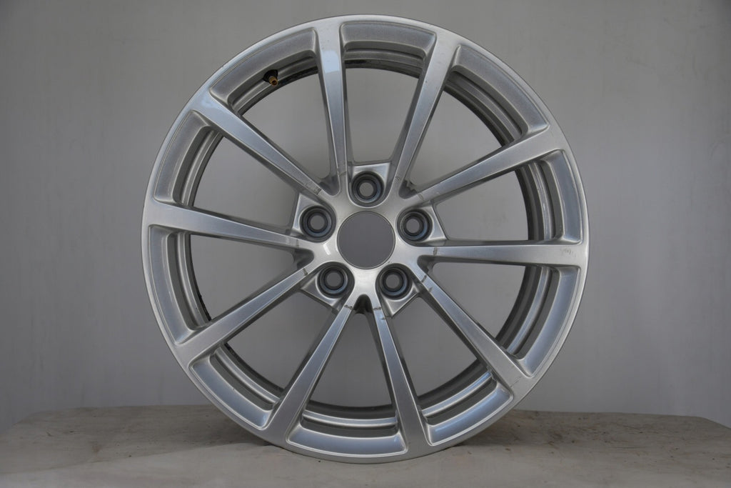 1x Alufelge 17 Zoll 7.5" 5x112 36ET Glanz Silber 4K0601025 Audi Rim Wheel