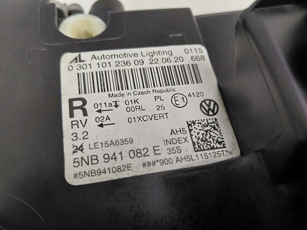 Frontscheinwerfer VW Tiguan 5NB941082E Full LED Rechts Scheinwerfer Headlight SCH4976673136fs