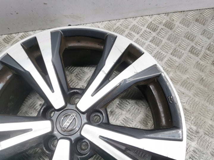 1x Alufelge 18 Zoll 5x114.3 Nissan Qashqai I Rim Wheel FEL6433219005mo