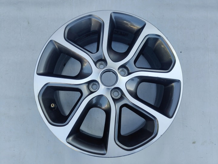 1x Alufelge 16 Zoll 6.5" 4x100 51ET Glanz Graphit 52910-G6400 Kia Picanto Mg Gt FEL4563341447qe