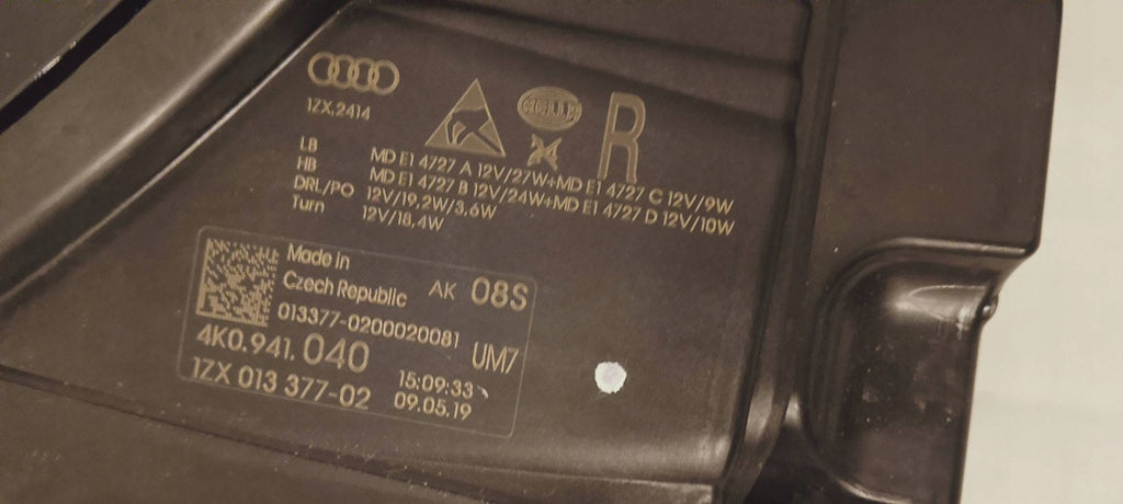 Frontscheinwerfer Audi A6 C8 4K0941040 Rechts Scheinwerfer Headlight SCH5402311360et